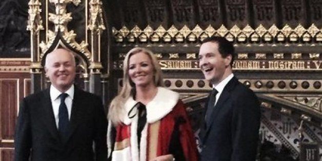 Iain Duncan Smith, Michelle Mone and George Osborne