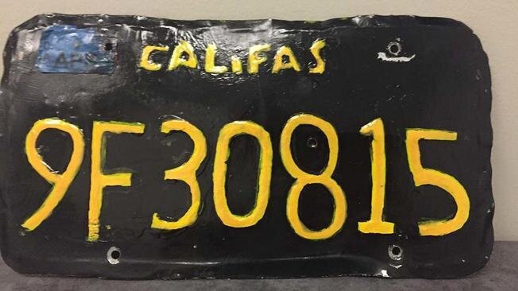 Motorist Tries To Pass Off Obviously Fake License Plate As Legit | HuffPost