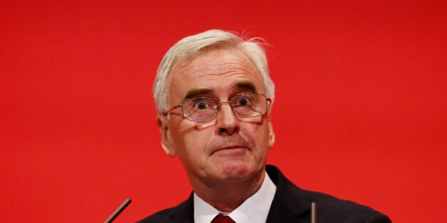 Shadow Chancellor John McDonnell