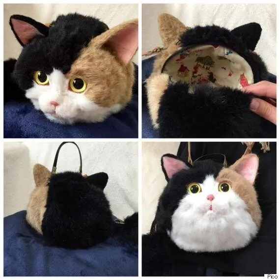 44 Adorable Cat Bags By Japanese Artist Pico Miho