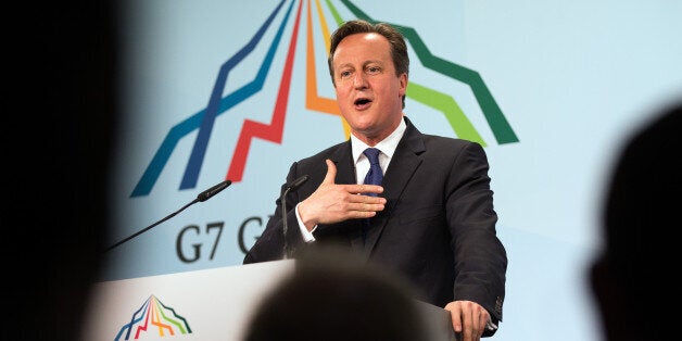 GARMISCH-PARTENKIRCHEN, GERMANY - JUNE 08: Britain's Prime Minister David Cameron speaks at a press conference at the end of the summit of G7 nations at Schloss Elmau on June 8, 2015 near Garmisch-Partenkirchen, Germany. In the course of the two-day summit G7 leaders are scheduled to discuss global economic and security issues, as well as pressing global health-related issues, including antibiotics-resistant bacteria and Ebola. Several thousand protesters have announced they will seek to march t