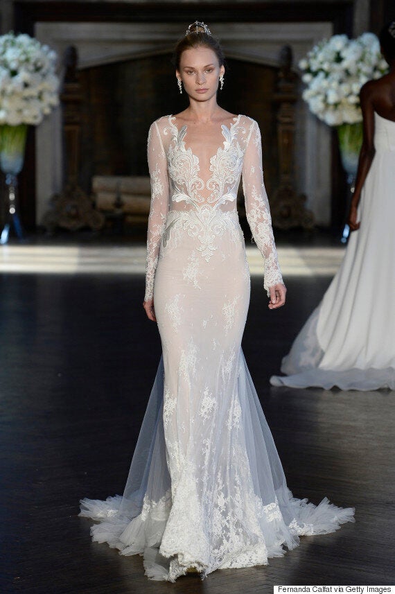 Sexy Wedding Dresses: 'Naked' Is The Hottest Trend At Bridal Fashion ...