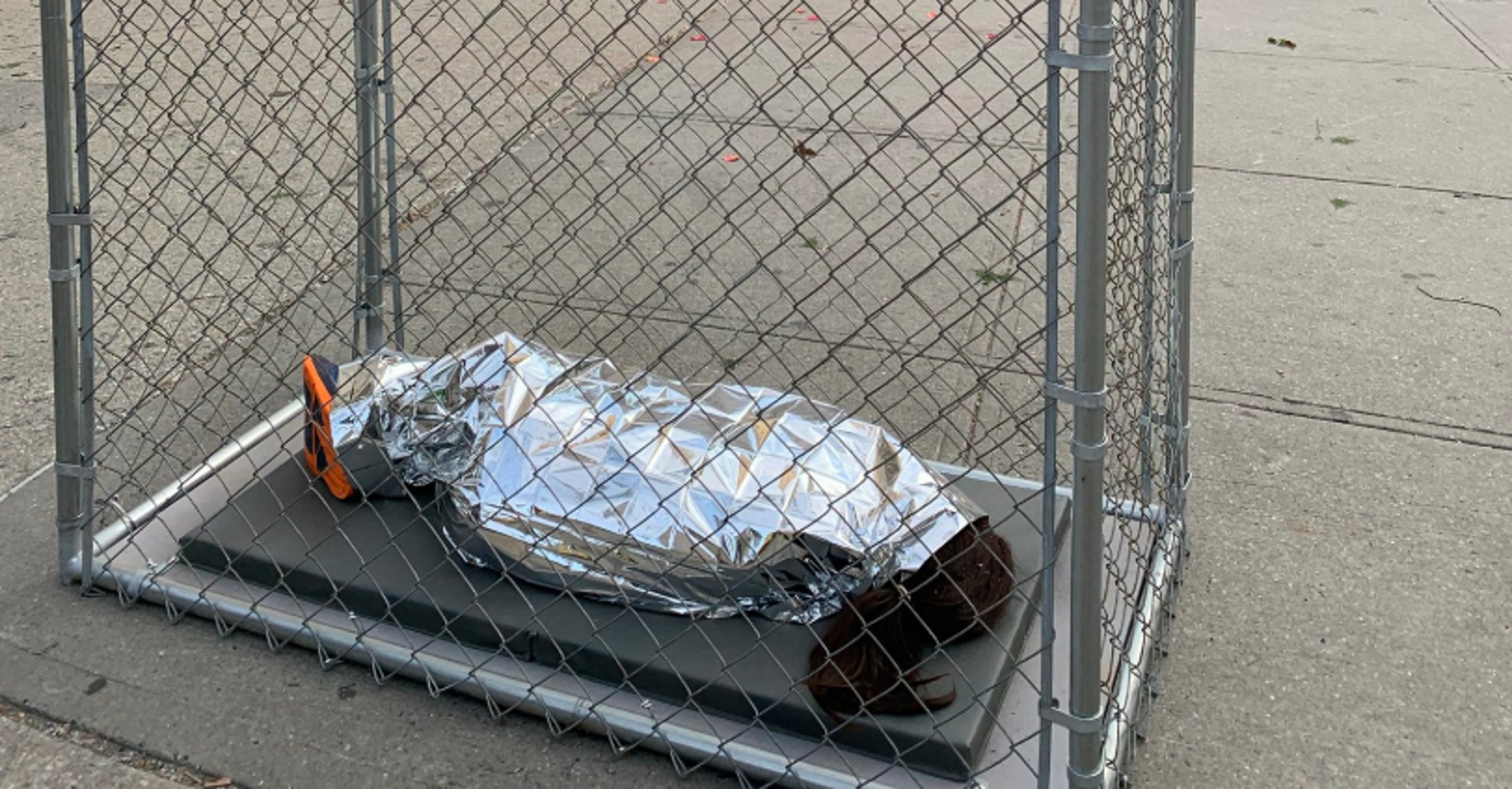 Cages With 'Kids' Pop Up Around NYC To Protest Immigrant Detention