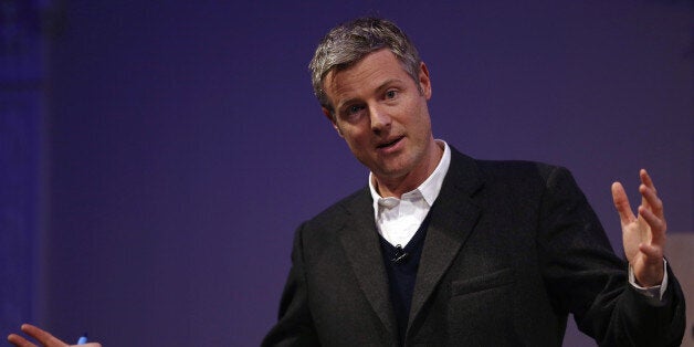 LONDON, ENGLAND - APRIL 02: Zac Goldsmith, Conservative parliamentary candidate for Richmond Park and North Kingston speaks on transforming politics in the UK at the RSA (Royal Society of Arts) on April 2, 2015 in London, England. Tonight will see a televised leaders election debate with seven political parties, including Prime Minister David Cameron, Leader of the Liberal Democrats Nick Clegg, Labour party leader Ed Miliband, UKIP's Nigel Farage and the leaders of the Green Party, Plaid Cymru and SNP leader Nicola Sturgeon. The debate will be the only time that David Cameron and Ed Miliband will face each other before polling day on May 7th. (Photo by Dan Kitwood/Getty Images)