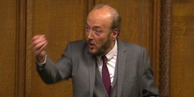 George Galloway MP speaks during a sitting of the house motion in the House of Commons in London as the Government plans to cancel Prime Minister's Questions so that senior ministers can attend Baroness Thatcher's funeral.