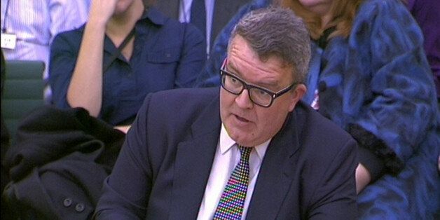 Deputy Labour leader Tom Watson gives evidence in front of the Home Affairs Select Committee at the House of Commons, London on the police investigation in to the late Lord Brittan.