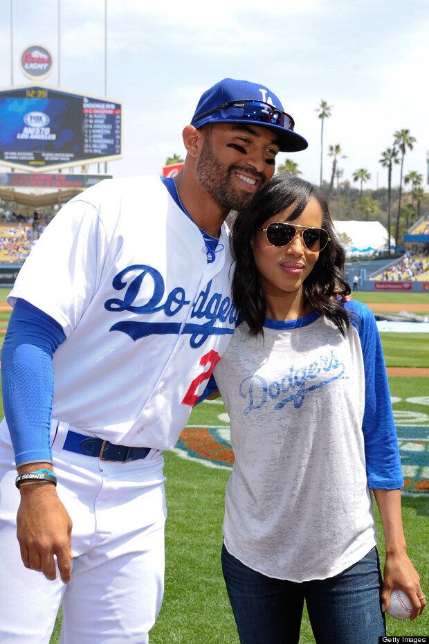 LA Dodgers Opening week game with my beautiful wife @jessicam.gomez 💙🔵  whatcha think bout the dodger fits for the day?