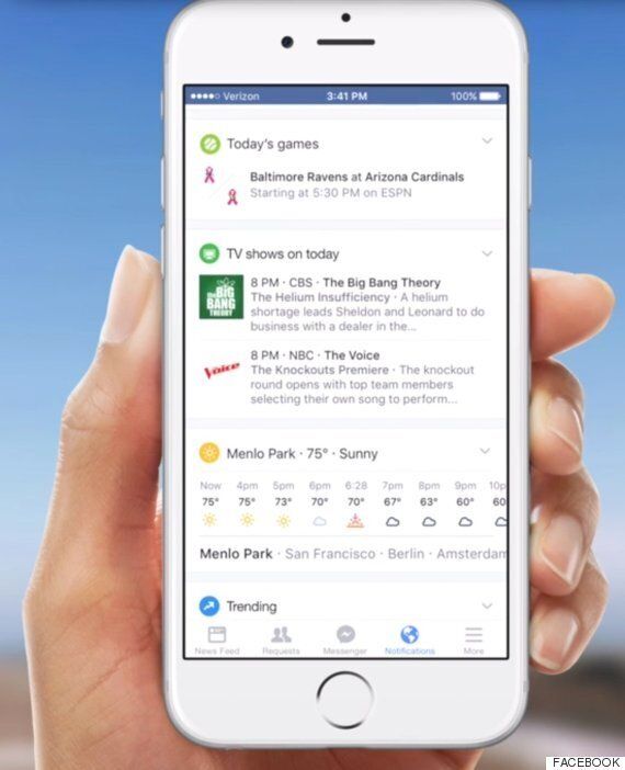 Facebook Unveils New Mobile Notifications Tab In A Bid To Make App More