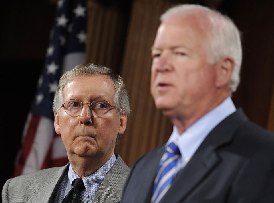 Sens. Mitch McConnell (R-Ky.) and Saxby Chambliss (R-Ga.)