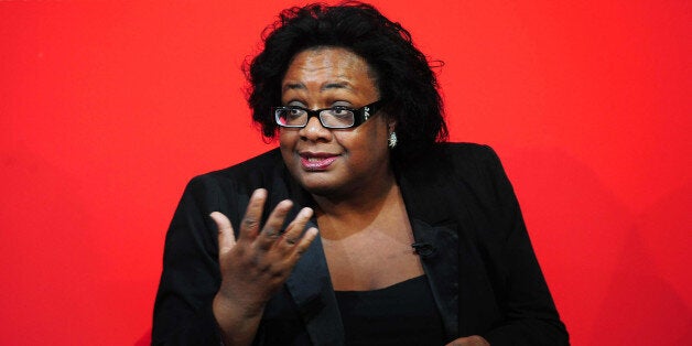 Labour leadership hopeful Diane Abbott during the Labour Party leadership ethnic minority hustings at Soar Valley Community Centre, Leicester.