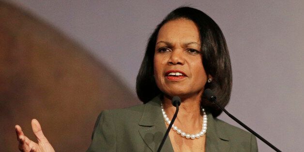 Condoleezza Rice slams Donald Trump's comments pointing a finger at former President George W. Bush for failing to prevent 9/11.