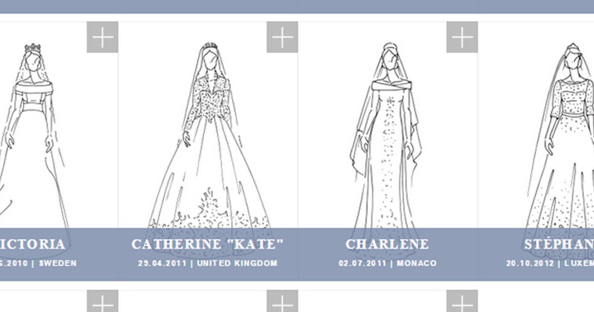 Royal Wedding Dresses Through The Ages: See A Century Of Iconic Designs ...