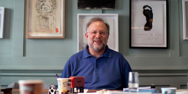 Jerry Greenfield, co-founder of Ben & Jerry's Homemade Inc. ice creams, poses for a photograph in London, U.K., on Tuesday, May 22, 2012. Unilever NV, parent of Ben & Jerry's, said costs for raw materials in 2012 will be 'slightly higher' than the mid-single-digit increase the company forecast in February, citing high prices for crude oil and vegetable oils. Photographer: Simon Dawson/Bloomberg via Getty Images