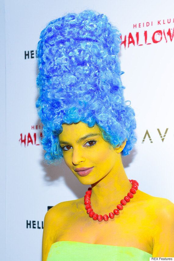 Emily Ratajkowski Went As Marge Simpson For Halloween And Completely ...