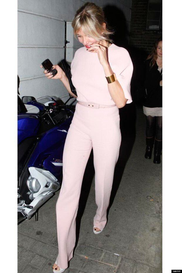 Gwyneth Paltrow suffers from camel toe as she parties in pink jumpsuit, Celebrity News, Showbiz & TV