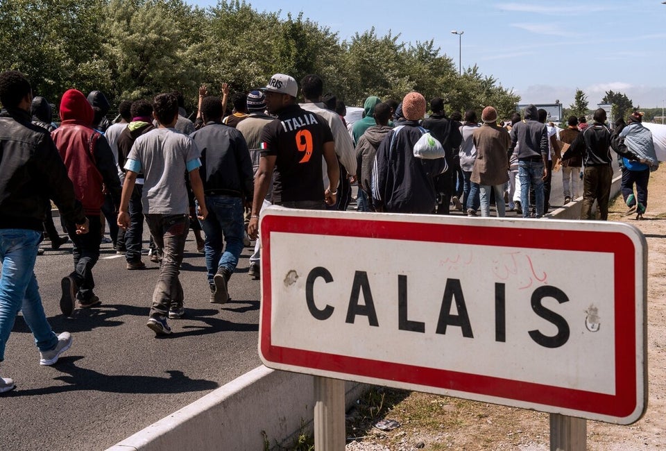 Migrants in Calais