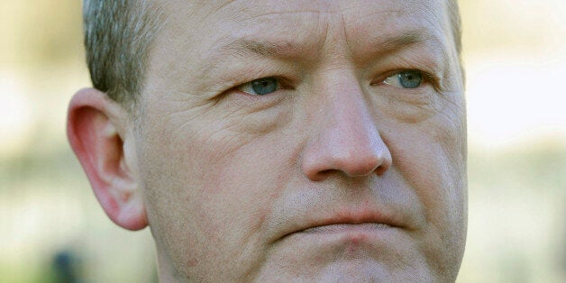 Simon Danczuk MP speaks during a gathering at Old Palace Yard in Westminster, organised by the WhiteFlowers Campaign Group, to lay white flowers in commemoration of victims and survivors of child abuse.