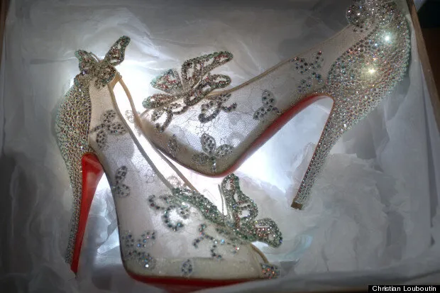 FIRST LOOK: Louboutin's Real Life Cinderella Shoes - Fairytale