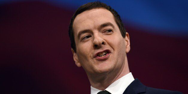 British Chancellor of the Exchequer George Osborne delivers his keynote address to delegates on the second day of the annual Conservative party conference in Manchester, north west England, on October 5, 2015. AFP PHOTO / PAUL ELLIS (Photo credit should read PAUL ELLIS/AFP/Getty Images)