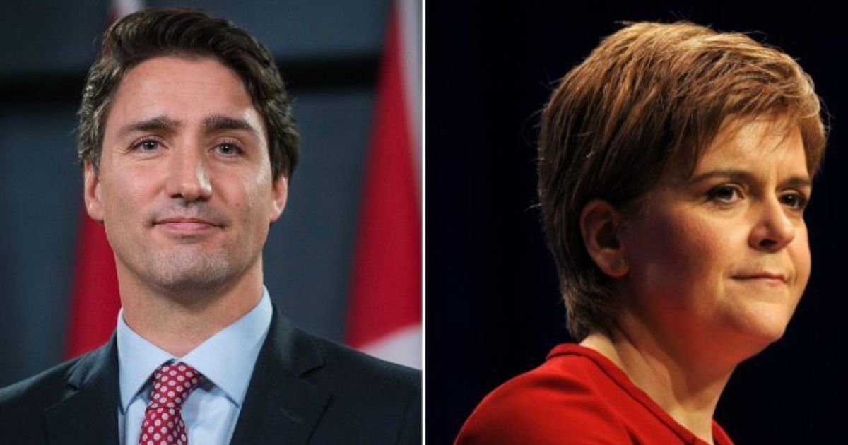 Nicola Sturgeon Tweets Support As Justin Trudeau Gives Canada First