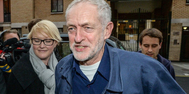 LONDON, ENGLAND - OCTOBER 17: Labour leader Jeremy Corbyn arrives at the CND conference on October 17, 2015 in London, England. The newly elected Labour Party leader, Jeremy Corbyn, will address the Campaign for Nuclear Disarmament AGM. CND have traditionally campaigned for the eradication of nuclear weapons around the world including the Trident missile programme. (Photo by Chris Ratcliffe/Getty Images)