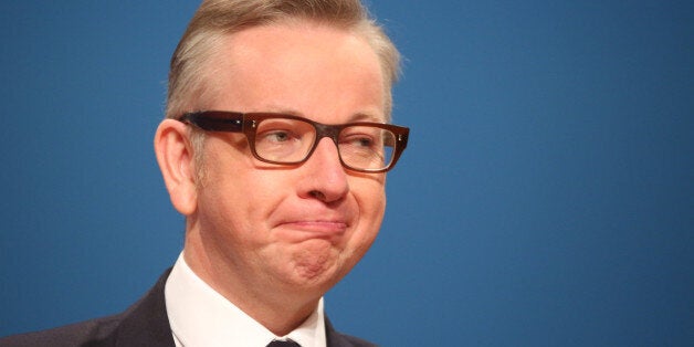 Chief Whip Michael Gove addresses delegates at the Conservative Party annual conference in the International Convention Centre, Birmingham.