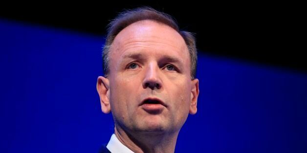 Simon Stevens, CEO for NHS England, speaks during the Institute of Directors convention at the Royal Albert Hall, London.