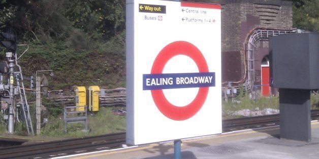 The deaths occurred at Ealing Broadway station on Tuesday