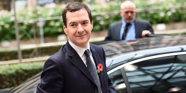 Great Britain's Finance Minister George Osborne arrives to attend an Economic and Financial (ECOFIN) Affairs Council meeting at the European Council, in Brussels, on November 10, 2015. AFP PHOTO / EMMANUEL DUNAND (Photo credit should read EMMANUEL DUNAND/AFP/Getty Images)