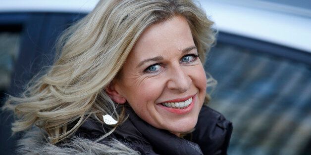 LONDON, UNITED KINGDOM - FEBRUARY 9: Katie Hopkins seen leaving the ITV Studios after an appearance on 'Loose Women' on February 9, 2015 in London, England. (Photo by Neil Mockford/Alex Huckle/GC Images)