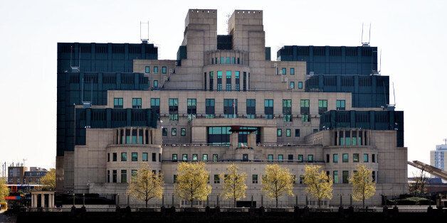 General view of the Secret Intelligence Service building at Vauxhall, London.