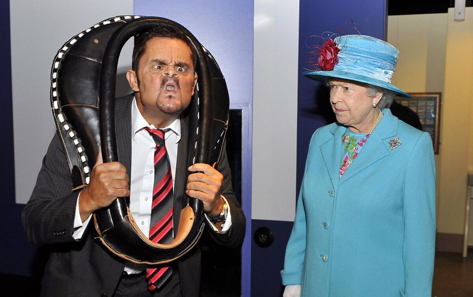 The Queen Meets The World's Gurning Champion, Tommy Mattinson