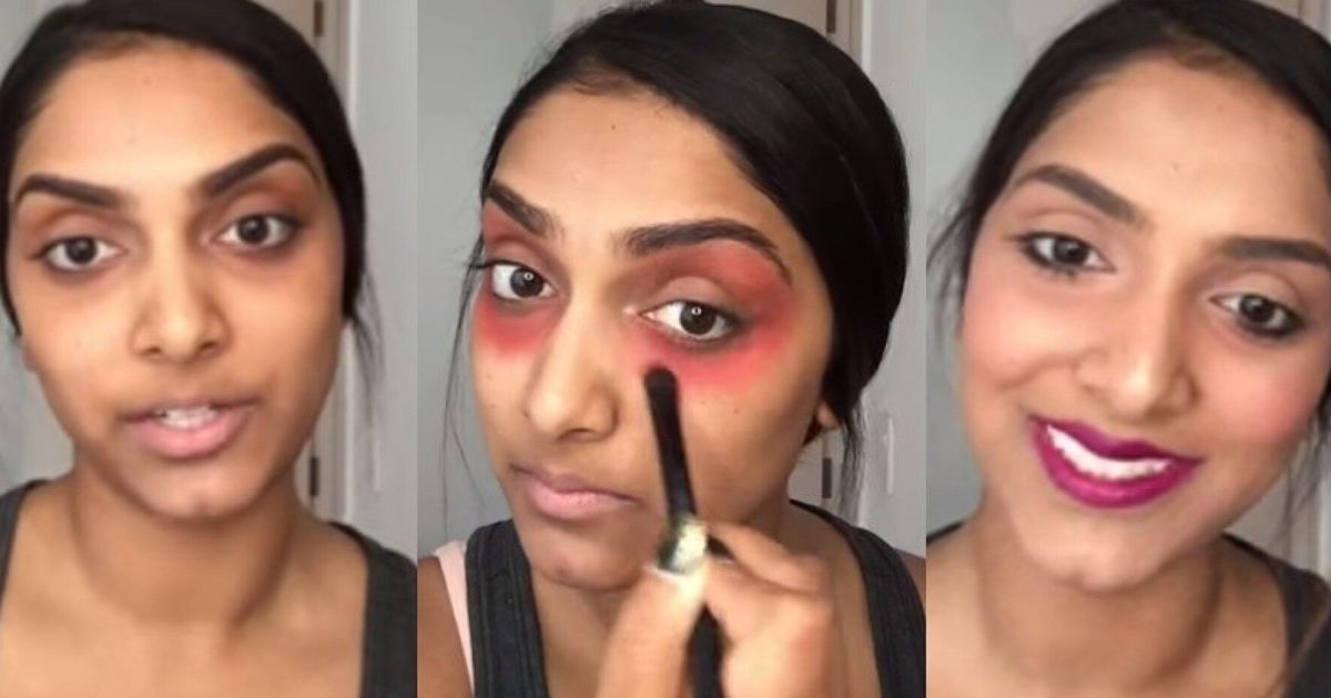 How To Dark Circles Eyes With A Red Lipstick As Concealer | HuffPost UK Style