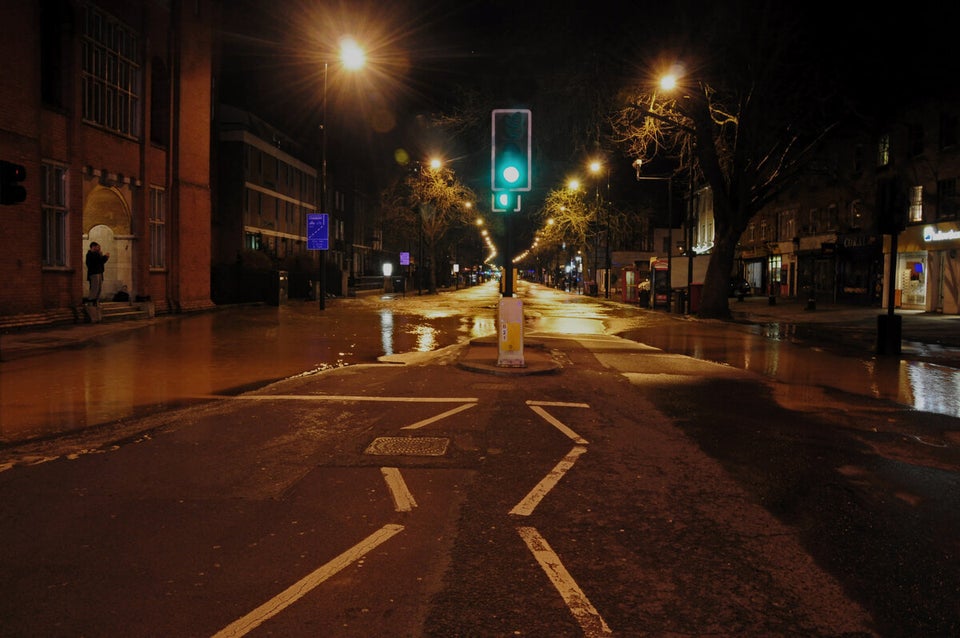 Flooding - Clapham Road, Kennington