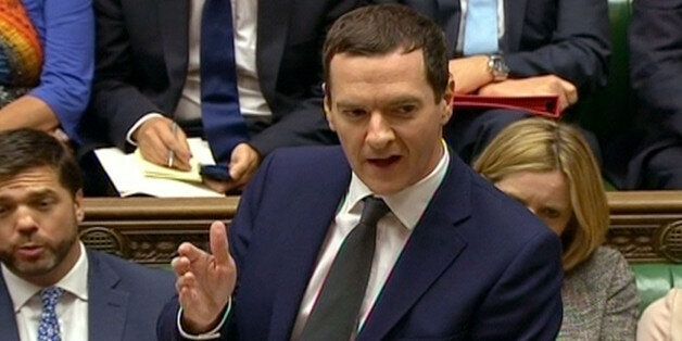 Chancellor of the Exchequer George Osborne speaks during Prime Minister's Questions in the House of Commons, London.