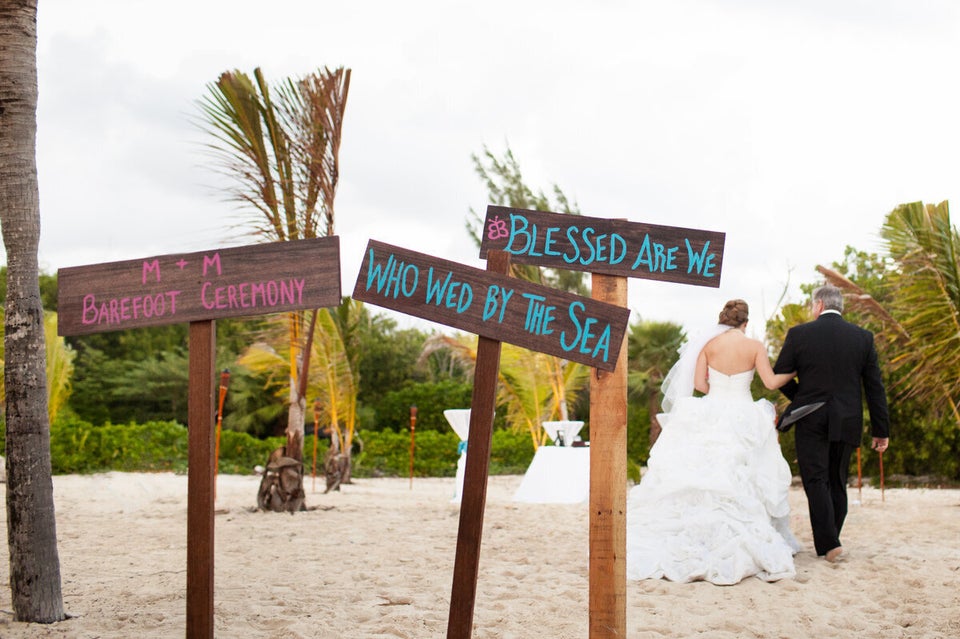 1. Hold a barefoot ceremony