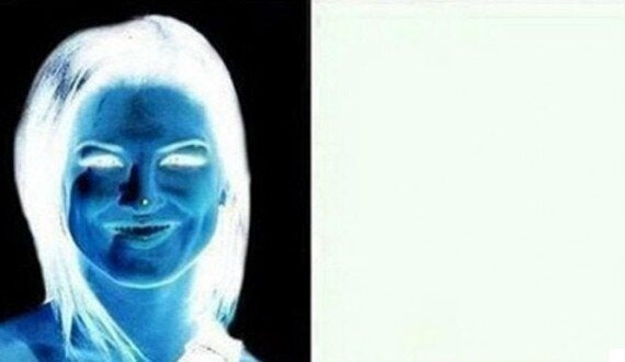 Optical Illusion Somehow Transforms Sinister Photo Negative Into Beautiful  Woman