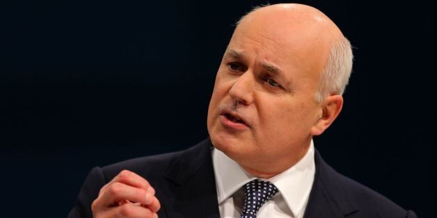 File photo dated 01/10/13 of Work and Pensions Secretary Iain Duncan Smith, who has had his official credit card suspended after running up more than £1,000 in expenses debts, it can be revealed.