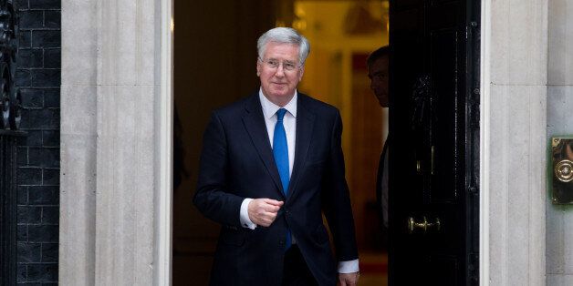 Michael Fallon arrives at 10 Downing Street, London, following the Conservative's victory in the General Election.