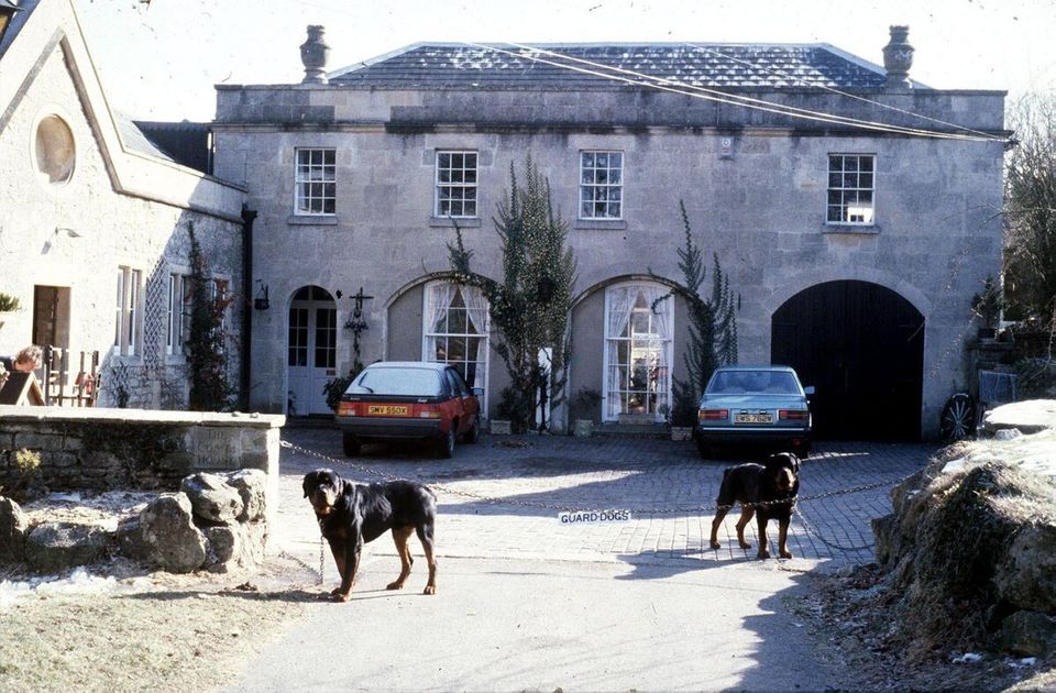 Archive photo of John Palmer's former home Battlefields near Bath. 'Goldfinger' has reportedly died in London. In 1987 he was found not guilty in the Brink's-MAT robbery trial, he had melted down gold bars from the robbery in his garden but had said he d