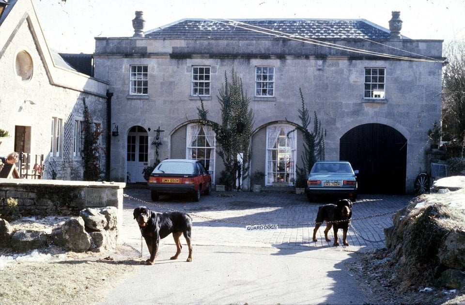 Archive photo of John Palmer's former home Battlefields near Bath. 'Goldfinger' has reportedly died in London. In 1987 he was found not guilty in the Brink's-MAT robbery trial, he had melted down gold bars from the robbery in his garden but had said he d