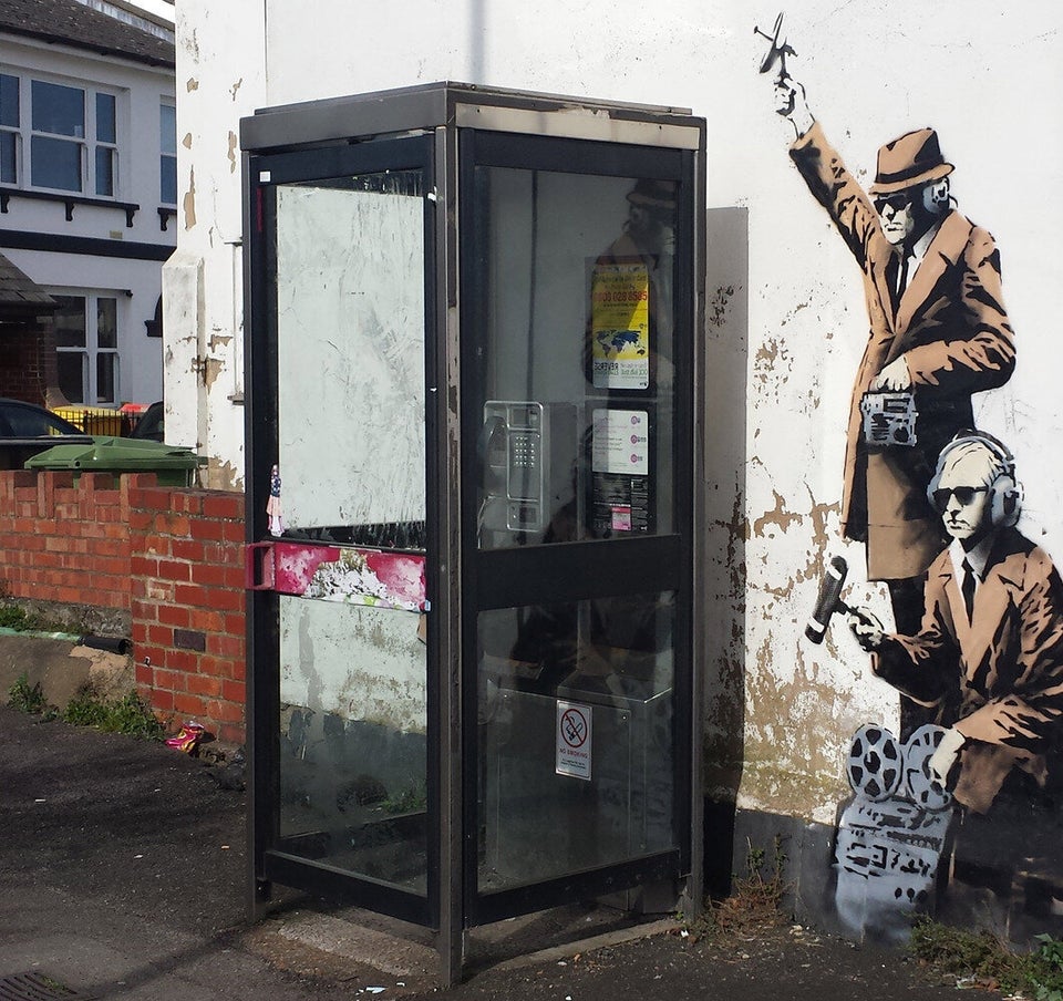 Banksy artwork referencing Gaza taken from London street less than