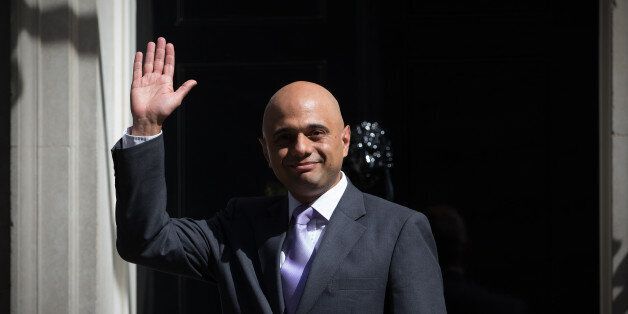 LONDON, ENGLAND - MAY 11: Sajid Javid, the Newly appointed Secretary of State for Business, arrives at Downing Street on May 11, 2015 in London, England. Prime Minister David Cameron continued to announce his new cabinet with many ministers keeping their old positions. (Photo by Carl Court/Getty Images)