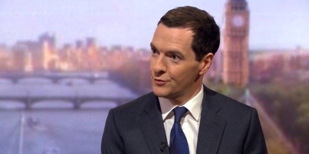 George Osborne hit out at the BBC's website today