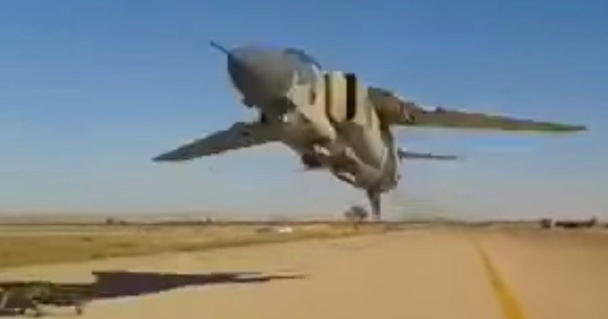 Mig 23 Fighter Jet Terrifies Bystander With Dangerously Low Flyby
