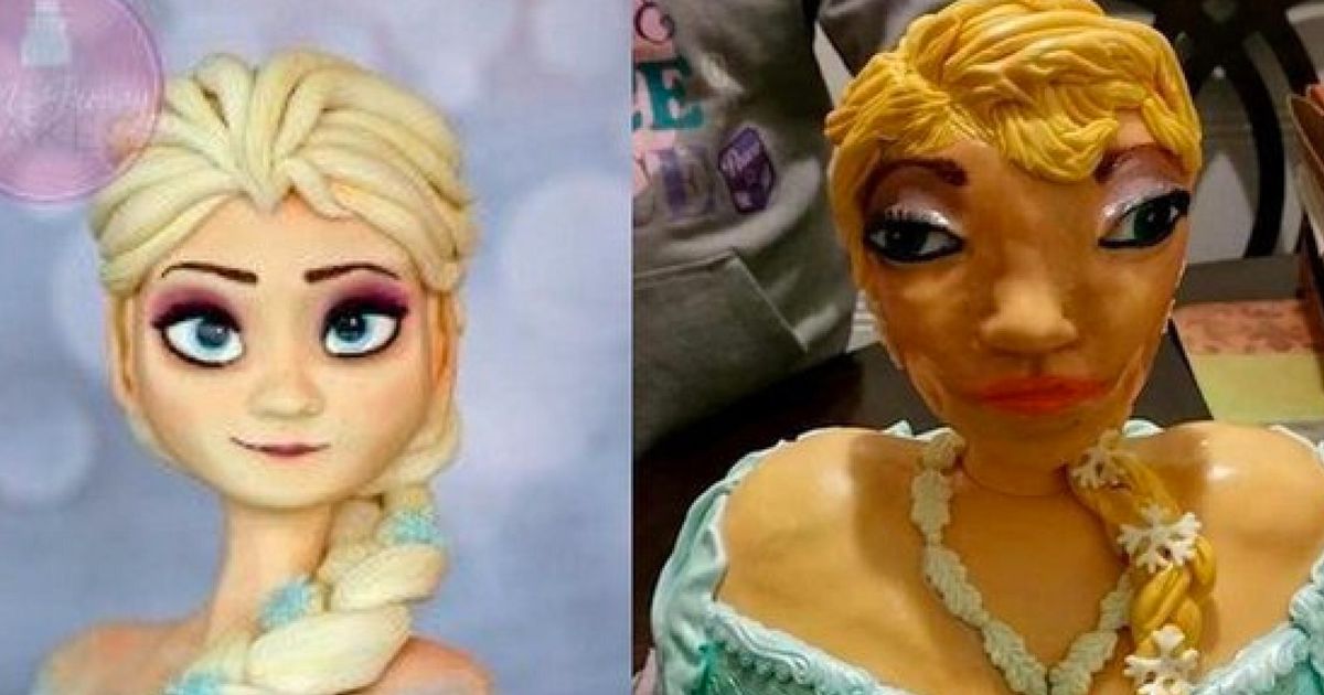 The Frozen Elsa Birthday Cake That Went Terribly Wrong | HuffPost UK ...