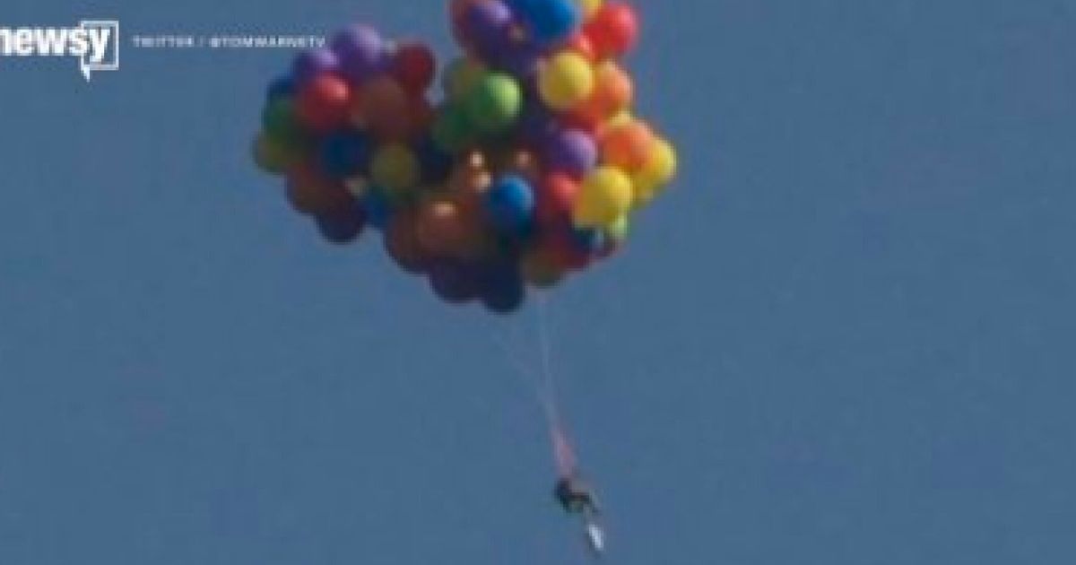 Balloon Man Daniel Boria Arrested After Flying Through Canada On Deck ...