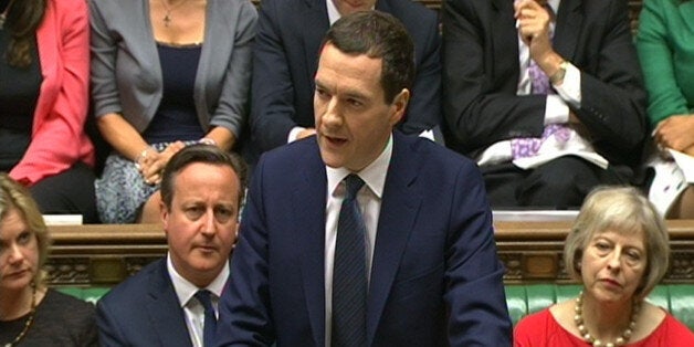 Chancellor of the Exchequer George Osborne delivers his Budget statement to the House of Commons, London.