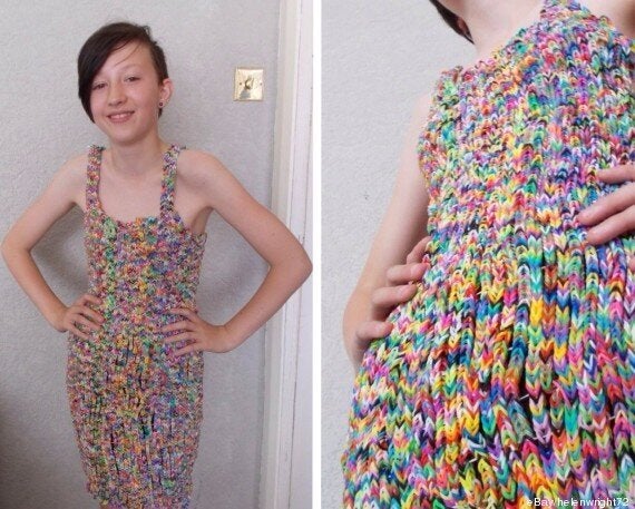 Loom bands dress finally sells, but for only £220, The Independent