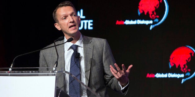 Andy Haldane, executive director of financial stability for the Bank of England, speaks during the Asia-Global Dialogue conference in Hong Kong, China, on Thursday, Dec. 5, 2013. The Asia-Global Dialogue conference runs until Dec. 6. Photographer: Jerome Favre/Bloomberg via Getty Images